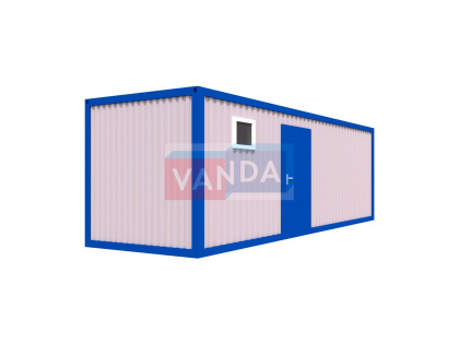 Блок-контейнер офисный с МДФ отделкой № 8 (вариант 2)